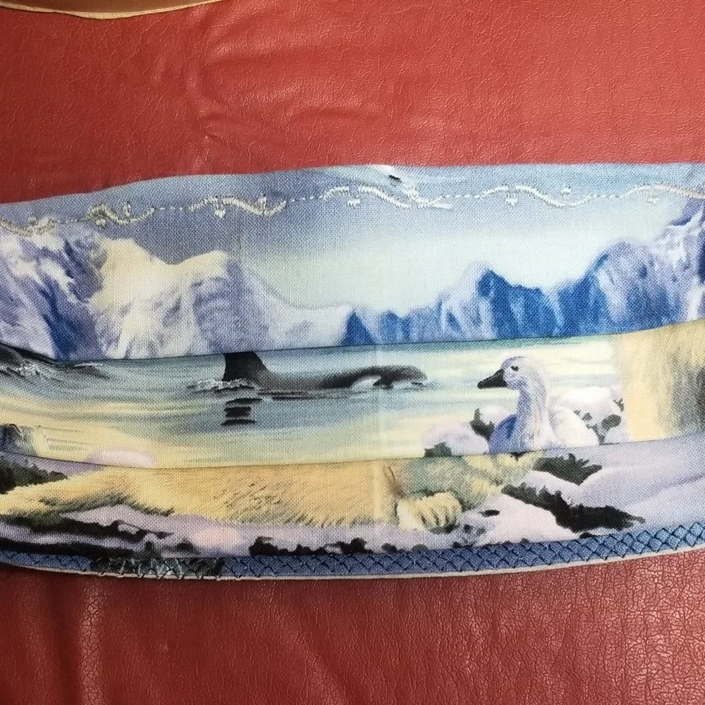 Adult Face Masks - Arctic / Polar Animals - Filter Pocket - Roomy - Breathable